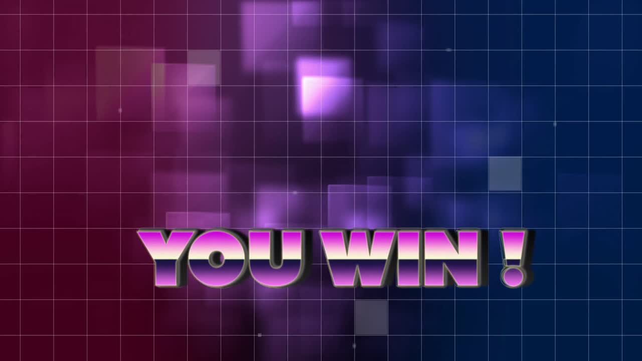 texto de inicio y fondo futurista