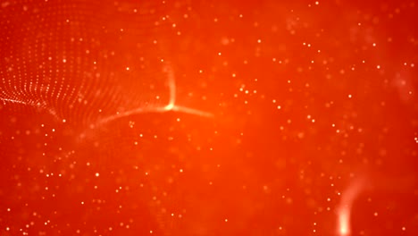 abstract slow waving dots. seamless loop - stok video