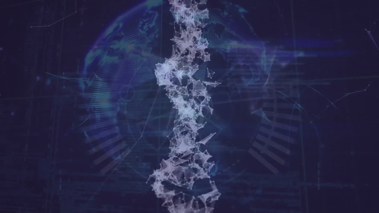 dna 줄무의 애니메이션, 전 세계 데이터 처리