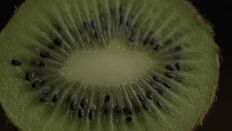 close-up of a kiwi slice