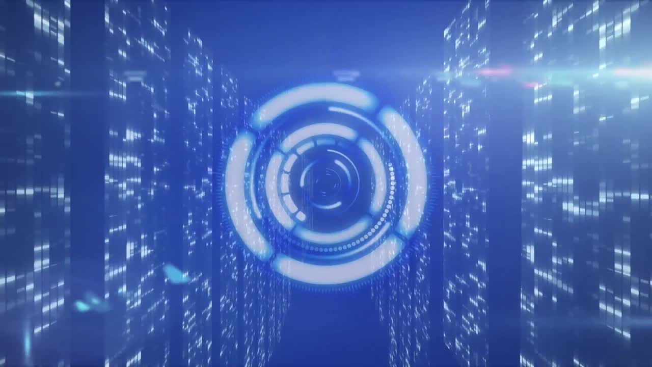 Animation of scope scanning and data processing over computer servers