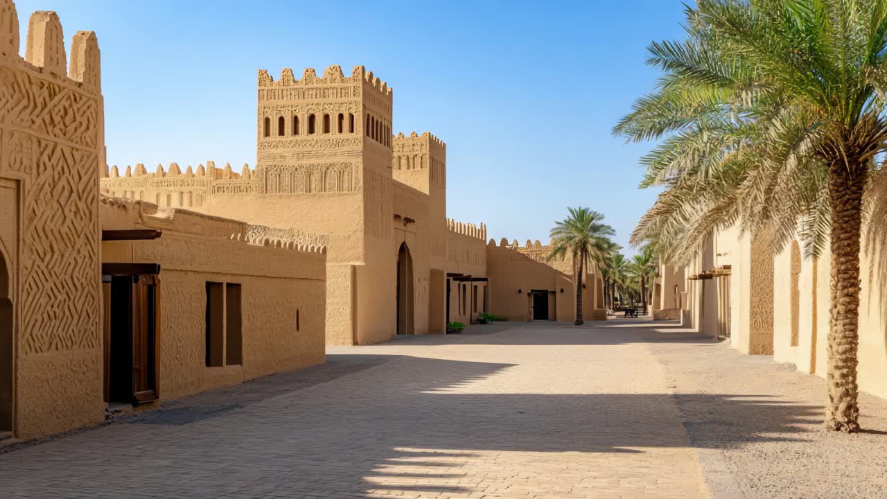 Ancient Arabian Street Scene