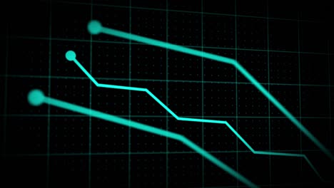 arrow growth with grid line. business graph showing success.