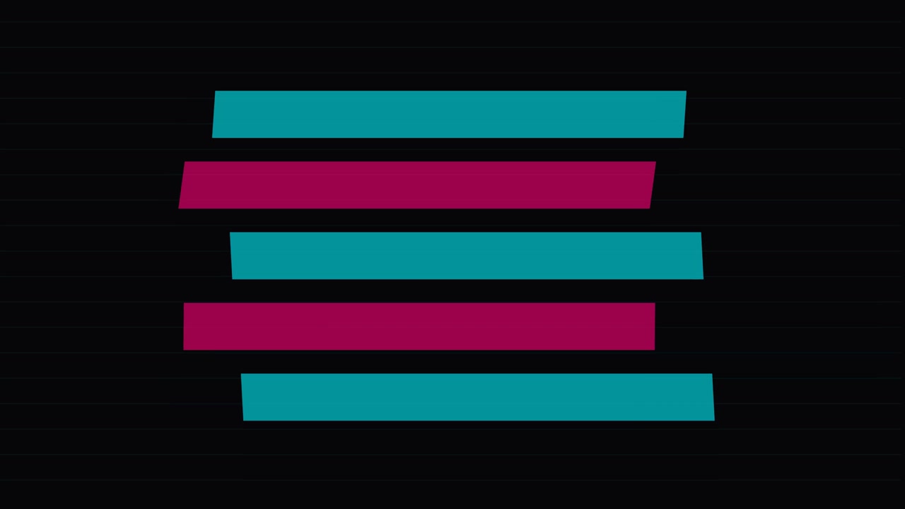 Abstract Motion Graphics Featuring Geometric Lines and Shapes