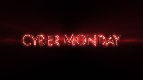 Texto-De-Cyber-Monday-Rojo-Neón-Que-Aparece-En-Una-Pantalla-Negra-4k