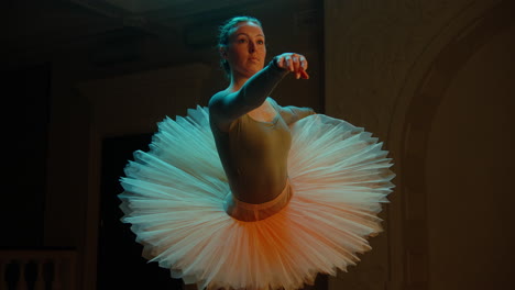 bailarín de ballet en movimiento