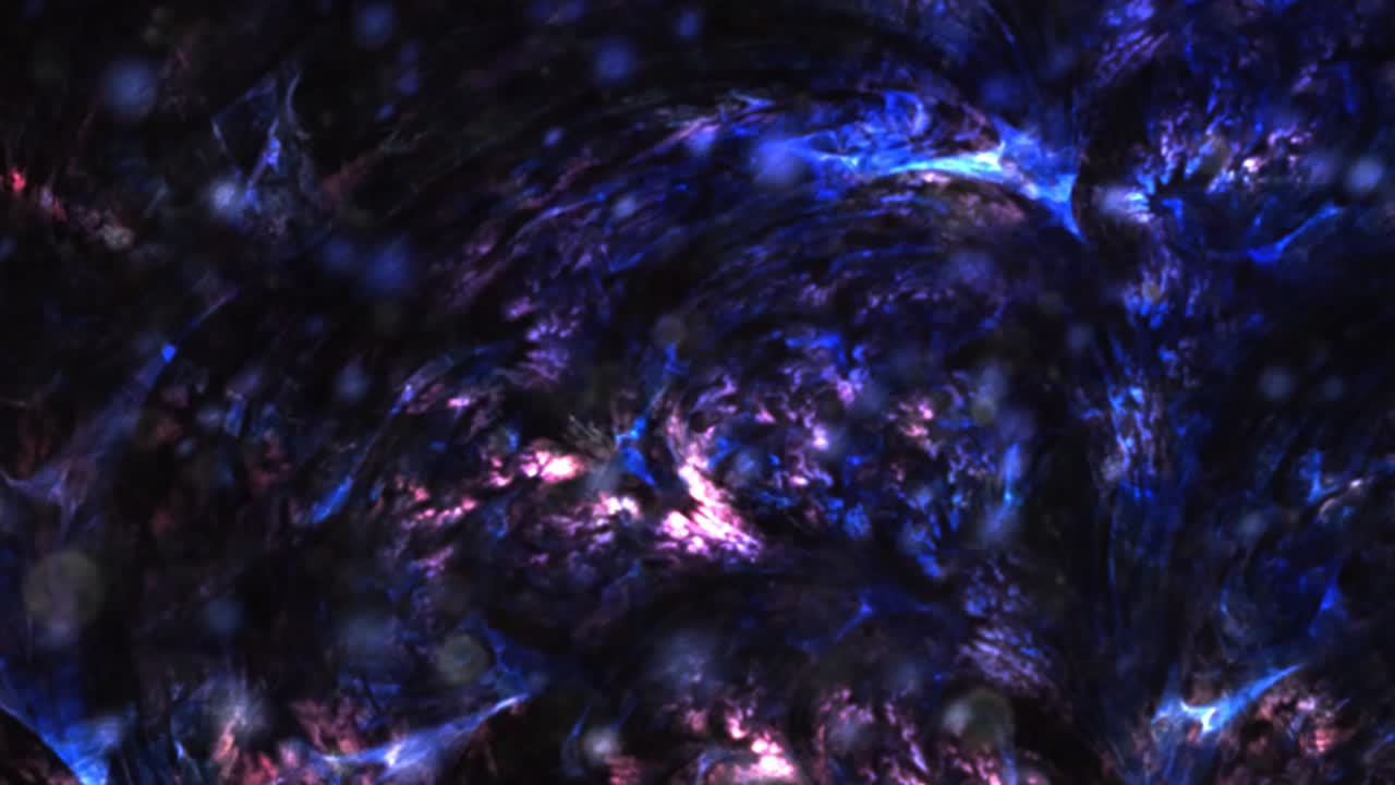 темные злобные падающие частицы на фиолетовой и синей зловещей текстуре - 4k бесшовная цикла движения фоновой анимации