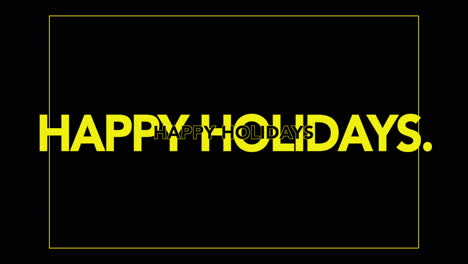 Happy-Holidays-cheerful-greeting-on-a-captivating-black-background