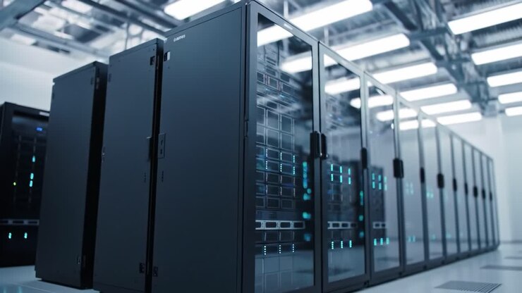 Racks di server moderni per data center