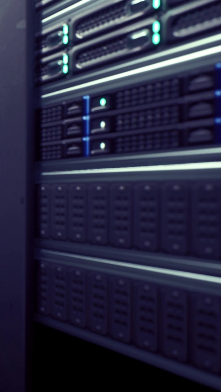Server rack with multiple storage units in a data center