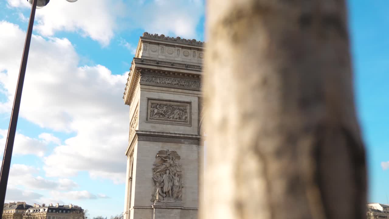 arco de triunfo en paris, francia