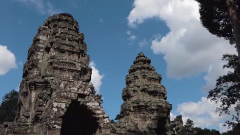 timelapse close shot of temple