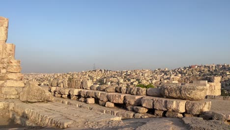 Panorama-De-La-Ciudadela-De-Amman:-Impresionantes-Vistas-De-La-Capital-De-Jordania