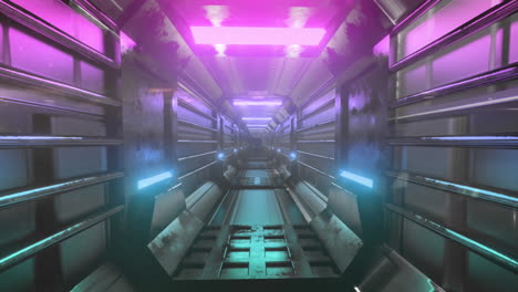 animation of light spots over digital tunnel