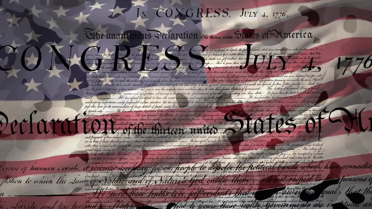 escritura de la constitución estadounidense sobre la bandera estadounidense contra el fondo de camuflaje