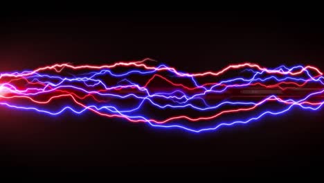 red and blue lightning