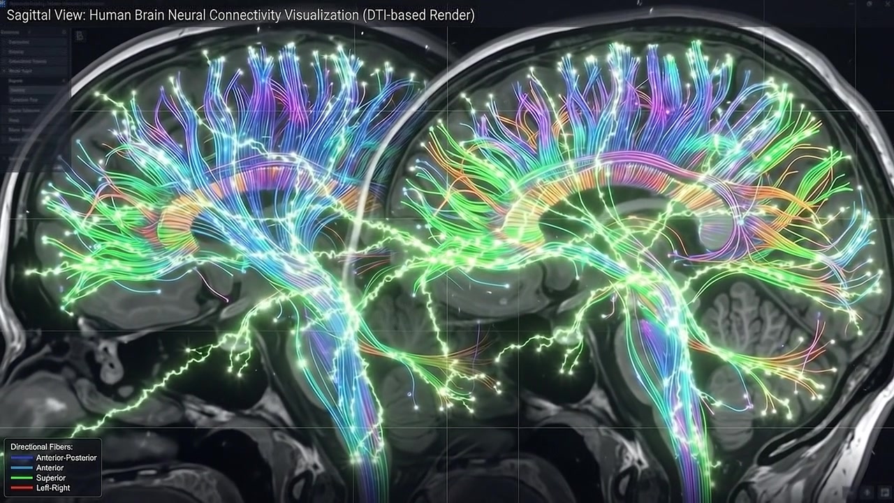 Visualização da Conectividade Neural do Cérebro Humano com Rastreamento de Fibras Baseado em DTI