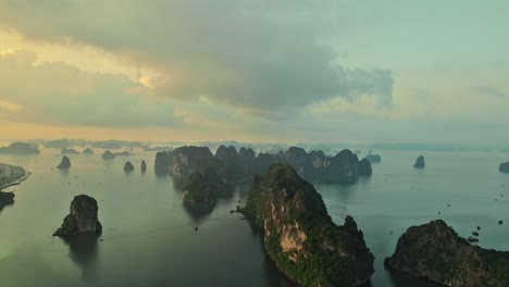 hạ long halong bay vietnam emerald water lagoon limestone islands southeast asia