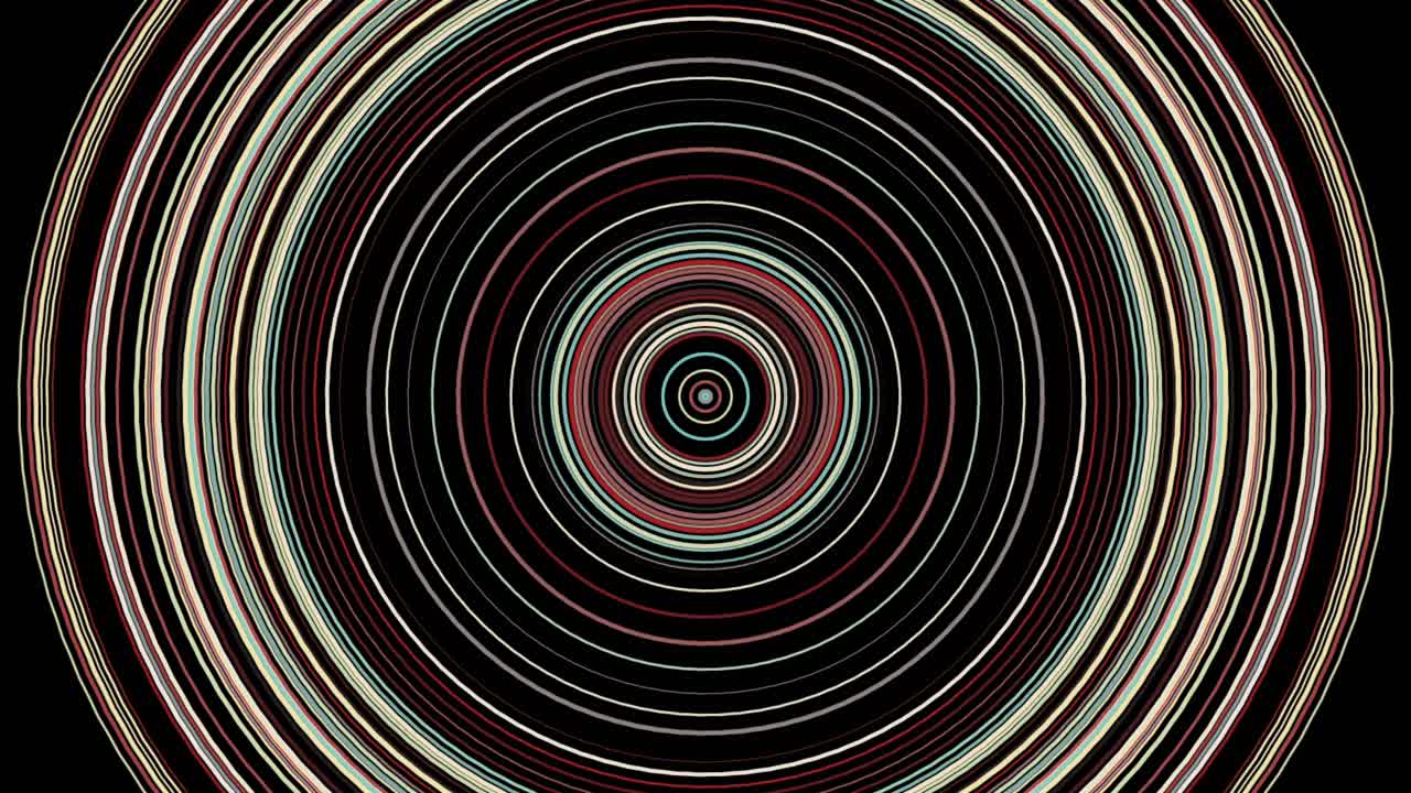 Abstract Concentric Circles
