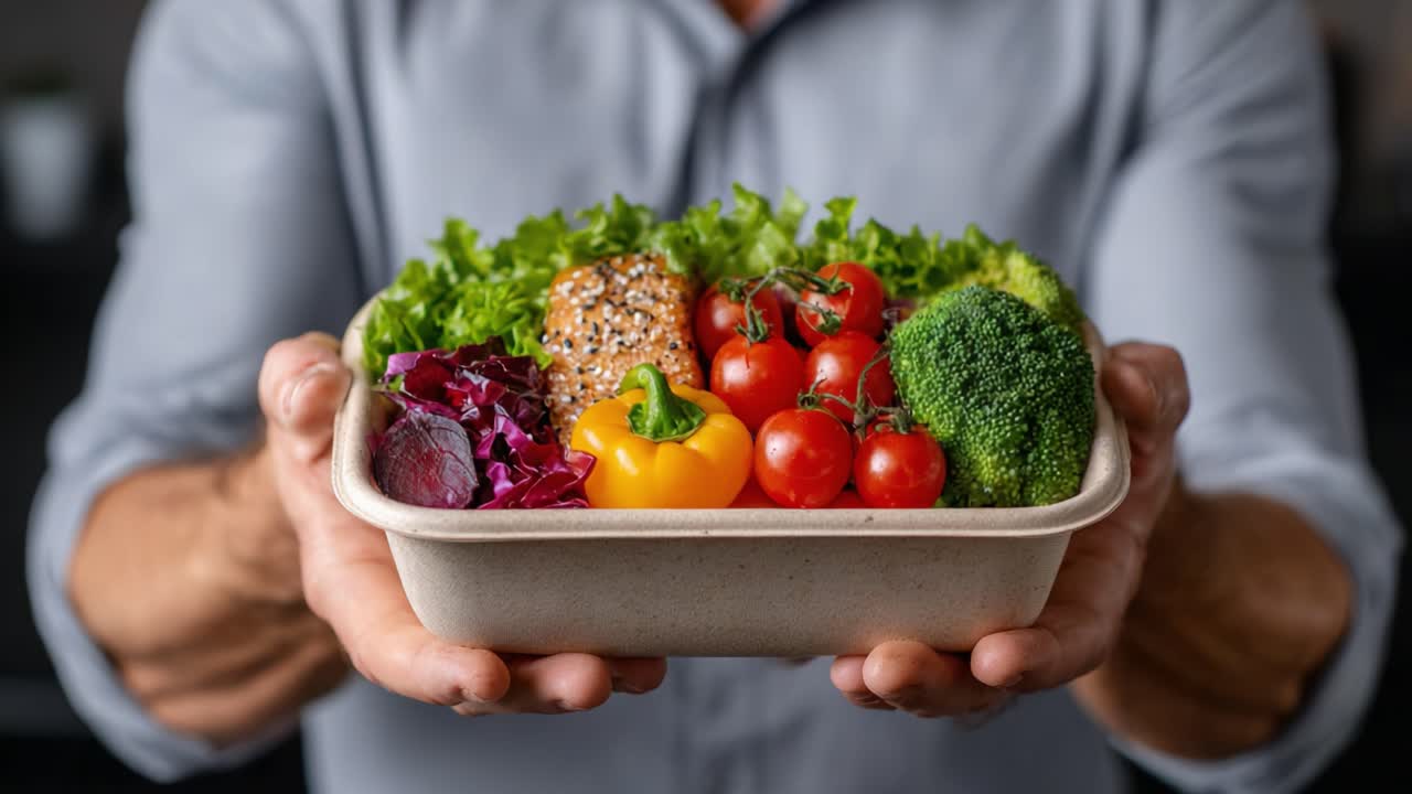 A Healthy Meal: Vibrant Colors and Fresh Ingredients in a Bowl Showcasing the Essence of Nutritious Dining for a Balanced Lifestyle