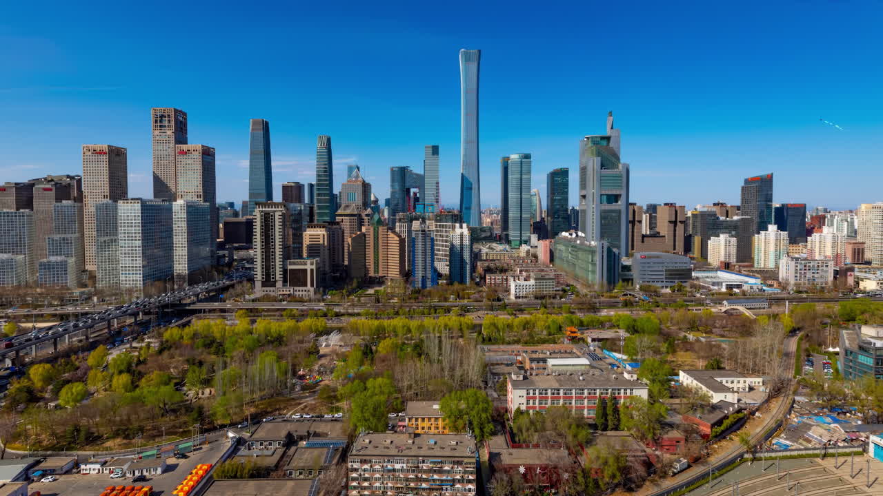 중국 고대 건축의 아름다운 타임스 야간 장면, 은 거리로 된 고대 아시아 도시