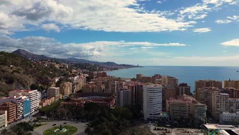 Málaga,-Spanien,-Spanische-Stadt-Alboran,-Mittelmeer,-Plaza-De-Toros-De-Ronda,-Stierkampfarena