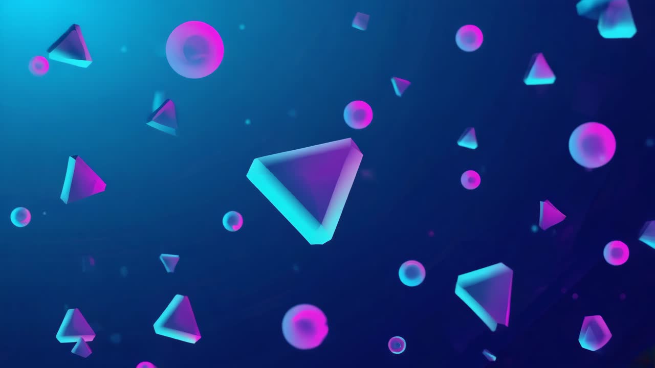 Abstract 3D Geometric Shapes