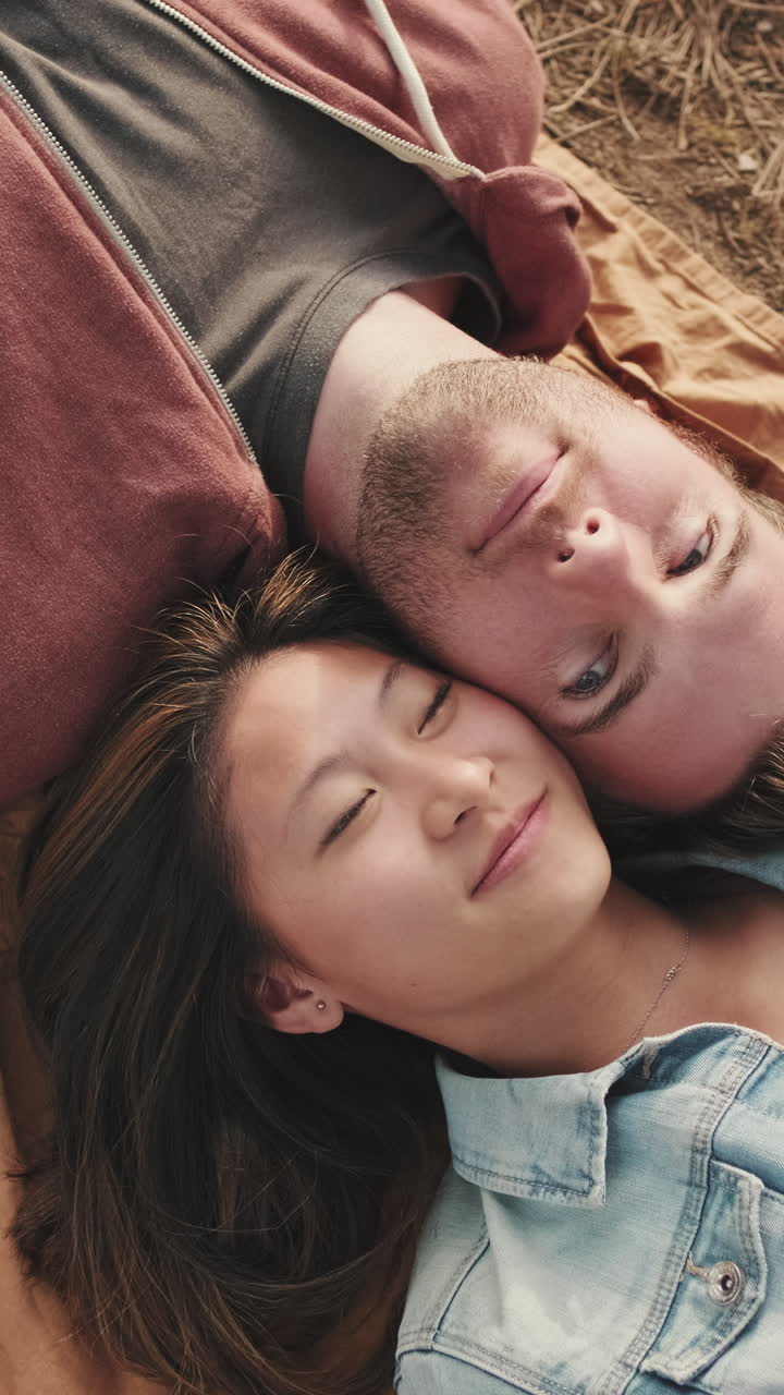 A couple enjoying a sunny day together