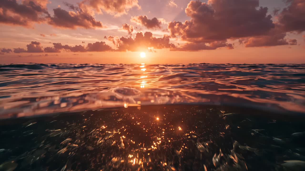 Sunset Underwater