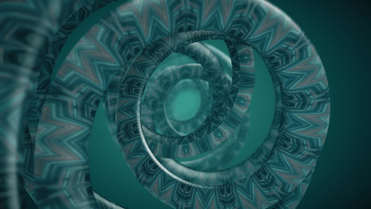 fondo abstracto del túnel hipnótico animado. animación de bucle sin costura digital. renderización en 3d. 4k, ultra hd