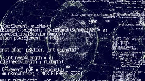 Animation-of-network-of-connections-and-data-processing