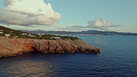 Sant-Antoni-De-Portmany-Town-On-The-West-Coast-Of-Ibiza,-Balearic-Islands,-Mallorca-Spain