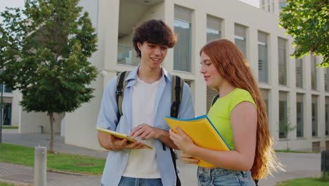 students on campus