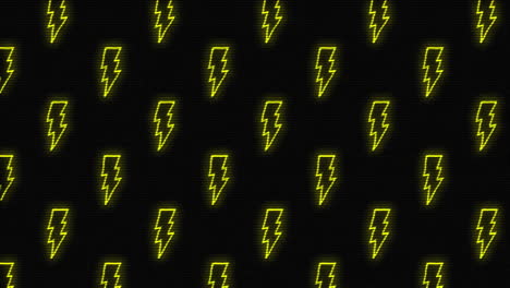 animation of bright flashes in yellow