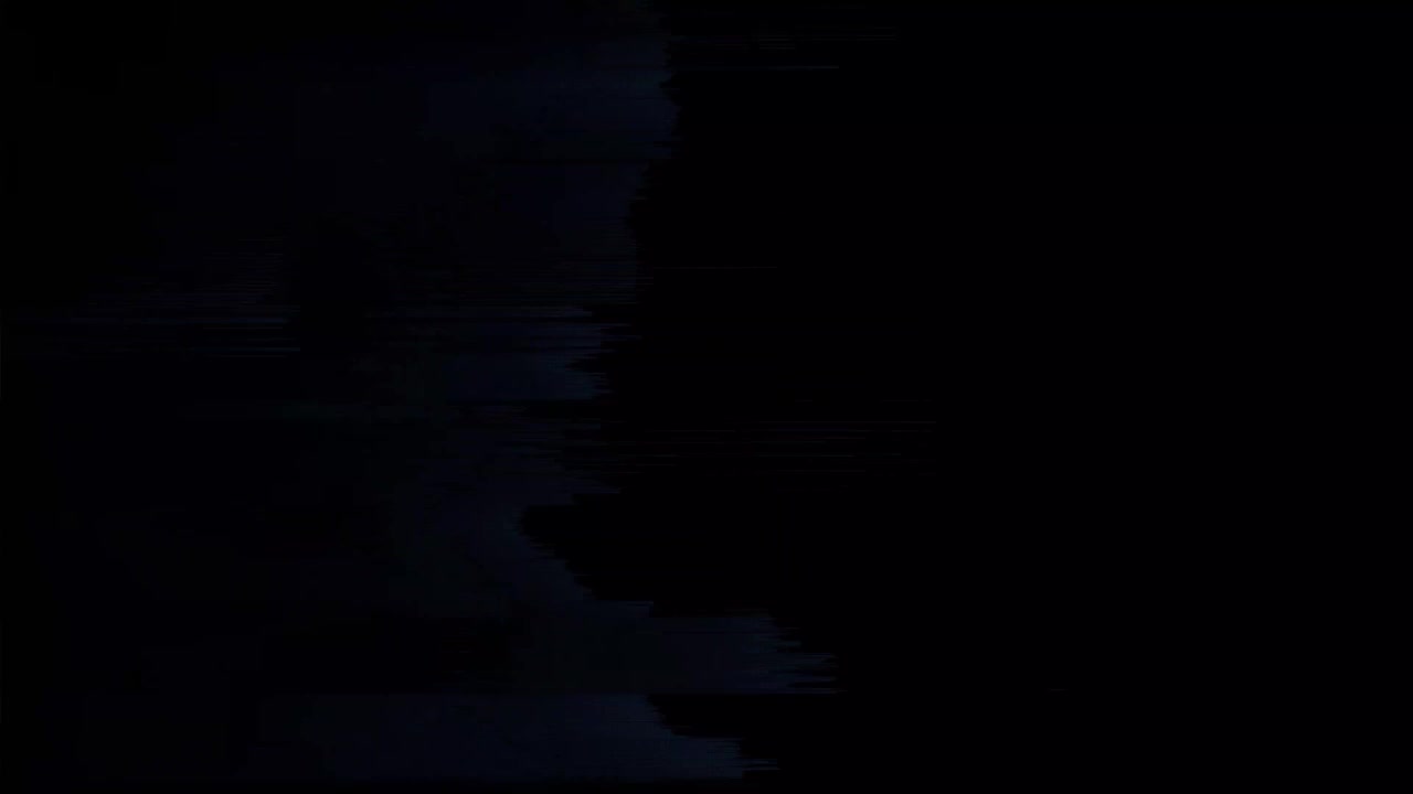 Flickering Digital Glitch and Static Noise Effect