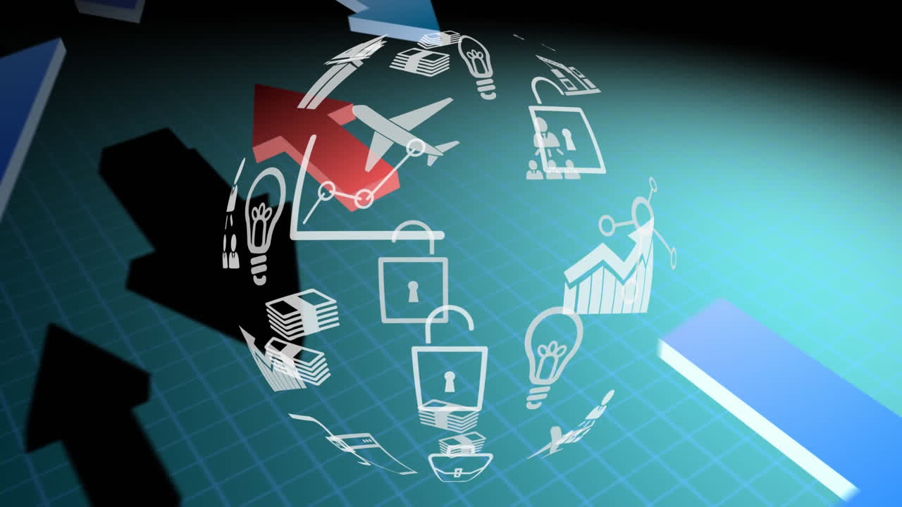 iconos y flechas de la aplicación