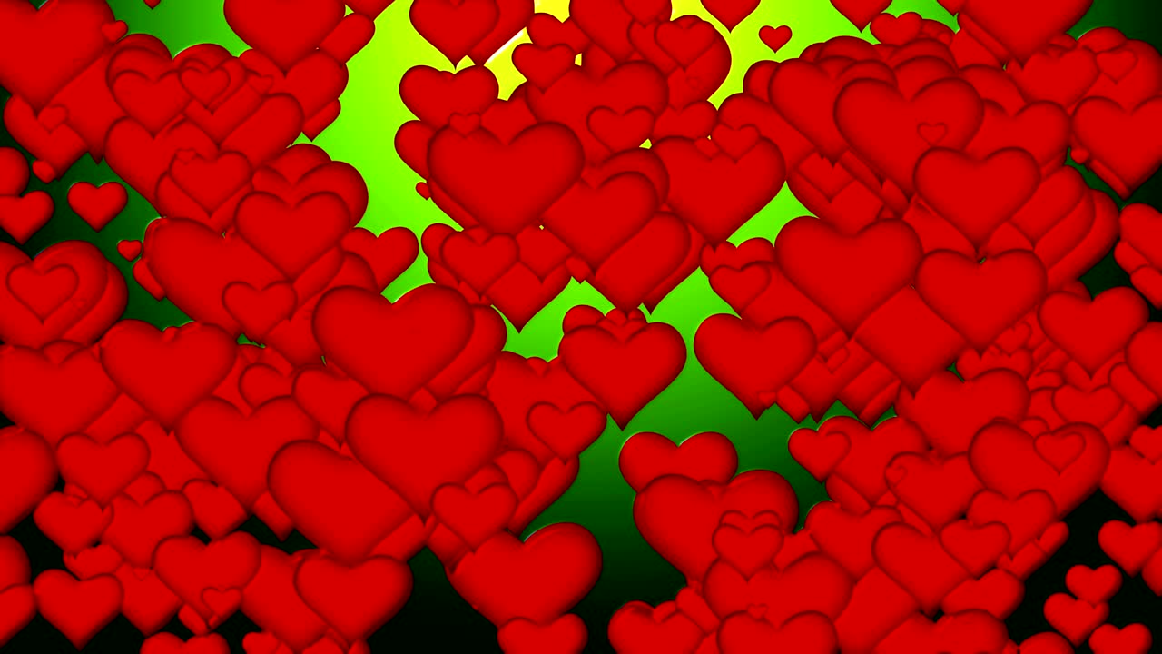 날아다니는 심장 추상적인 배경