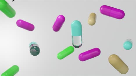 colorful capsules