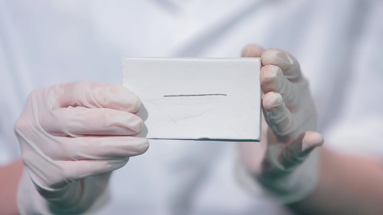 실험실 환경에서 플을 조사하는 과학자