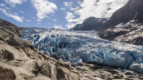 Timelapse-Del-Glaciar-Svartisen-En-Noruega