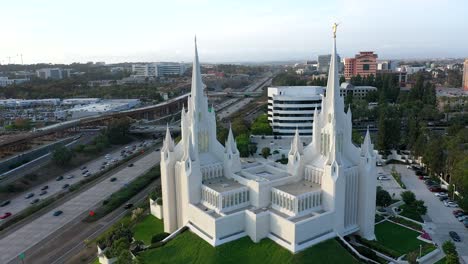 san diego california templo arial drone
