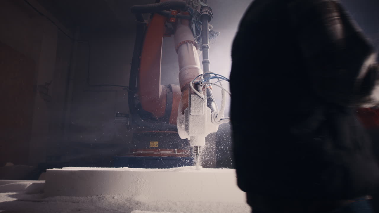 промышленная пена для резки роботов