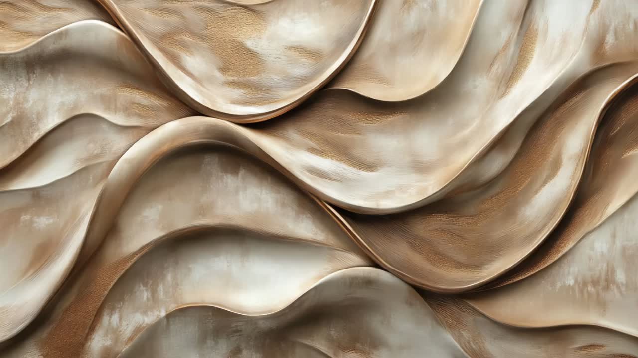fondo abstracto de textura dorado y beige que fluye