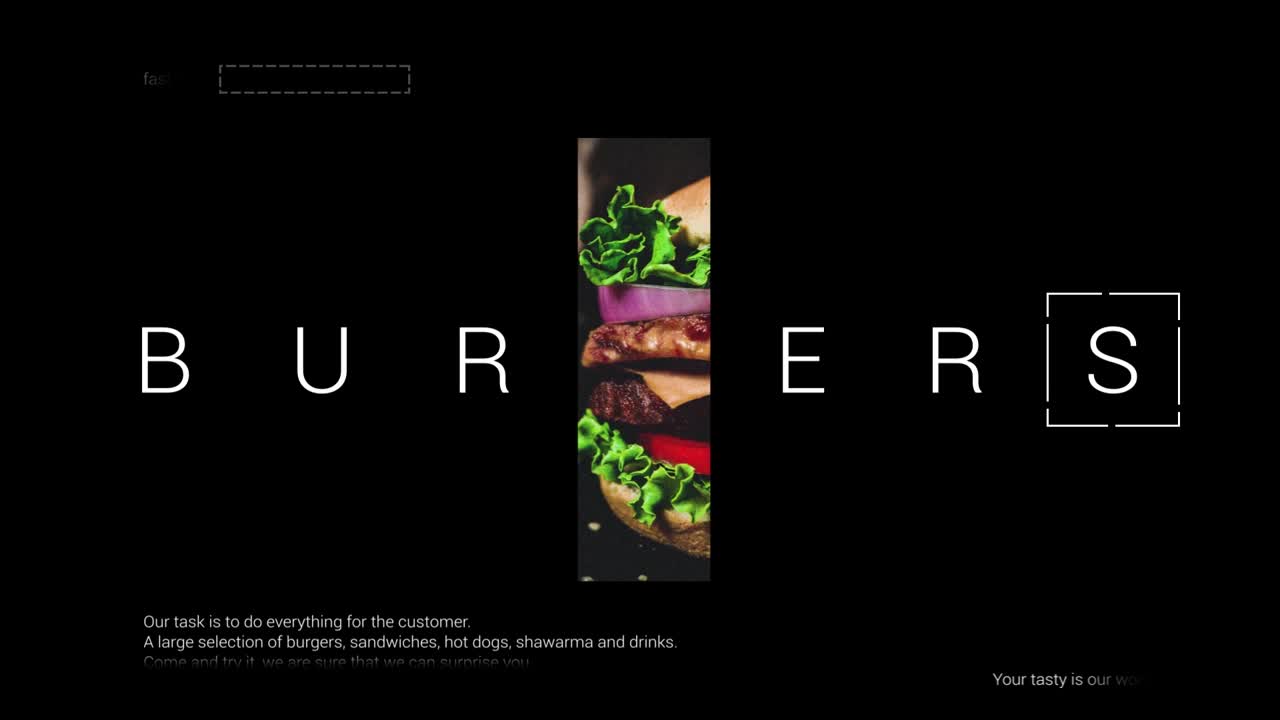 This Premiere Pro template features a collection of 6 modern slides