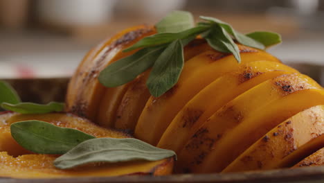 roasted butternut squash with sage