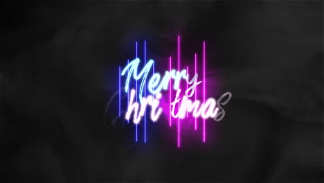 texto de introducción de animación feliz navidad sobre fondo de moda y club con líneas brillantes 1