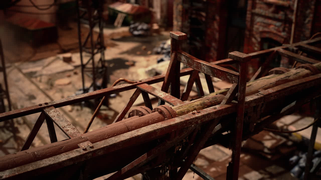 ⁇ 은 공장의 버려진 산업 건물