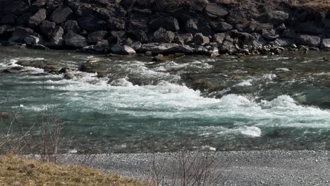 mountain creek river water stream flow outdoor nature switzerland europe