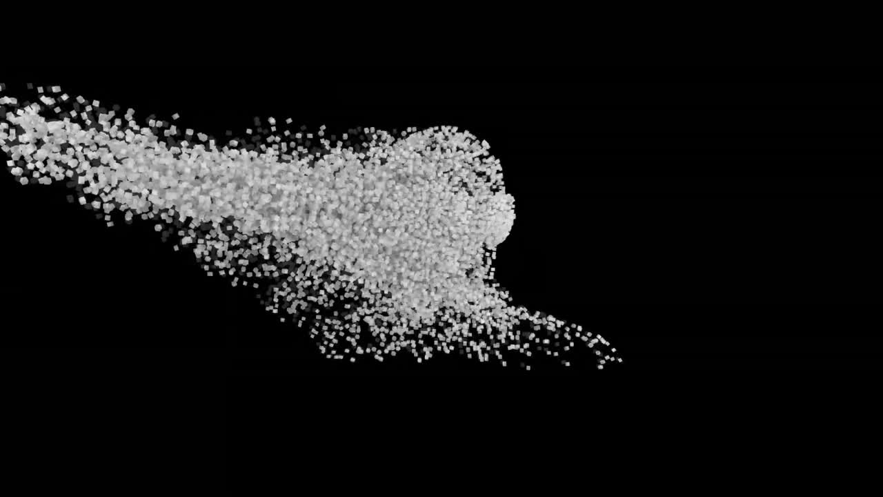 검은 바탕에 움직이는 인간 부스트