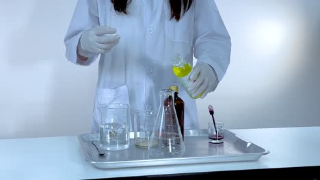 demonstrating hydrogen peroxide decomposition with a catalyst